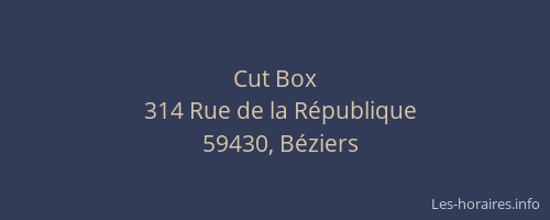 Cut Box