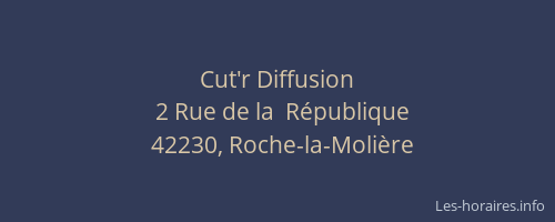 Cut'r Diffusion