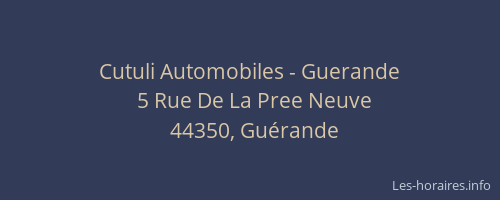 Cutuli Automobiles - Guerande