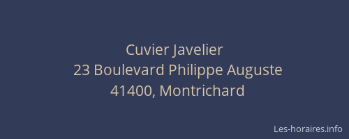 Cuvier Javelier