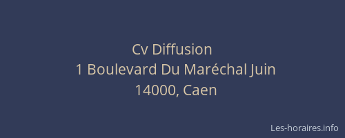 Cv Diffusion
