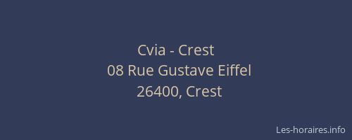 Cvia - Crest