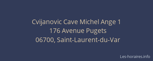 Cvijanovic Cave Michel Ange 1