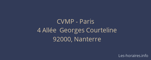 CVMP - Paris