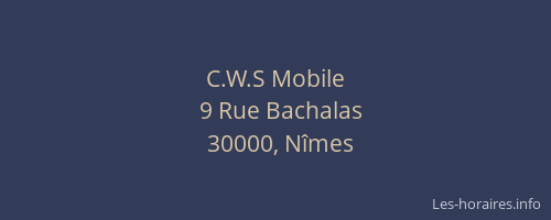 C.W.S Mobile