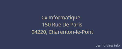 Cx Informatique