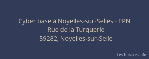 Cyber base à Noyelles-sur-Selles - EPN