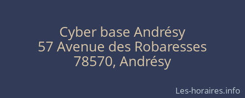 Cyber base Andrésy