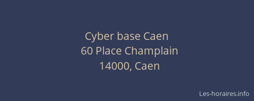 Cyber base Caen