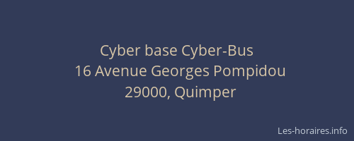 Cyber base Cyber-Bus
