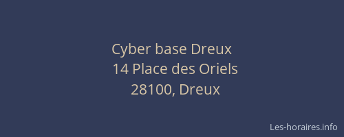 Cyber base Dreux