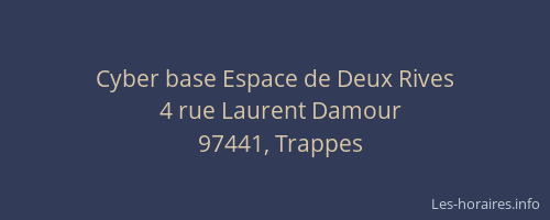 Cyber base Espace de Deux Rives