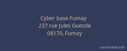 Cyber base Fumay