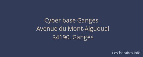 Cyber base Ganges
