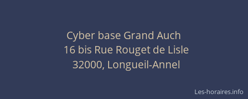 Cyber base Grand Auch