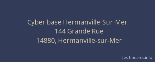 Cyber base Hermanville-Sur-Mer
