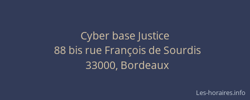 Cyber base Justice