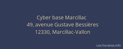 Cyber base Marcillac