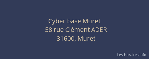 Cyber base Muret