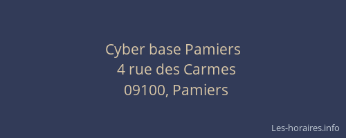 Cyber base Pamiers