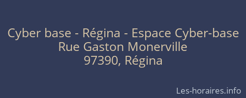Cyber base - Régina - Espace Cyber-base