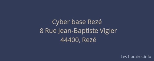 Cyber base Rezé