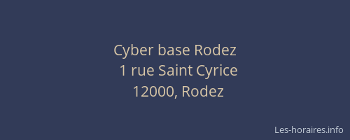 Cyber base Rodez