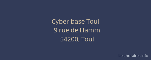 Cyber base Toul