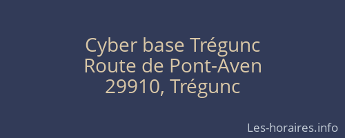 Cyber base Trégunc
