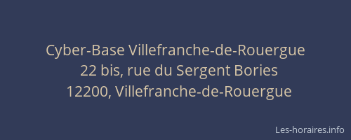 Cyber-Base Villefranche-de-Rouergue