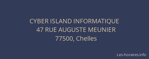 CYBER ISLAND INFORMATIQUE