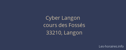 Cyber Langon