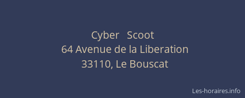 Cyber   Scoot