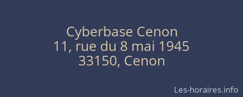 Cyberbase Cenon