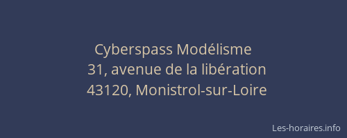Cyberspass Mod&eacute;lisme
