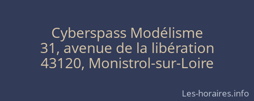 Cyberspass Modélisme