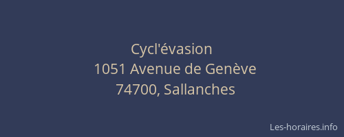 Cycl'&eacute;vasion