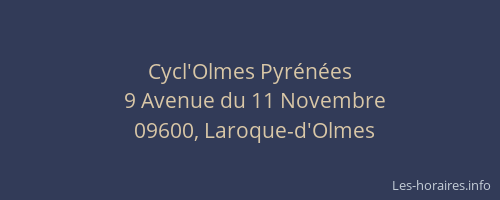 Cycl'Olmes Pyrénées