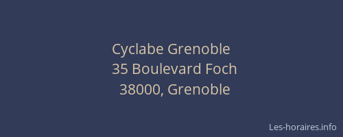 Cyclabe Grenoble