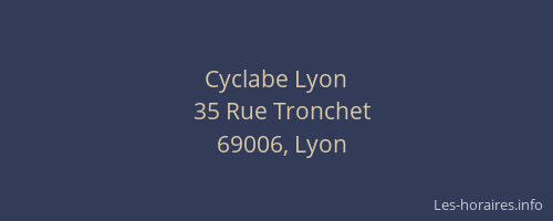 Cyclabe Lyon