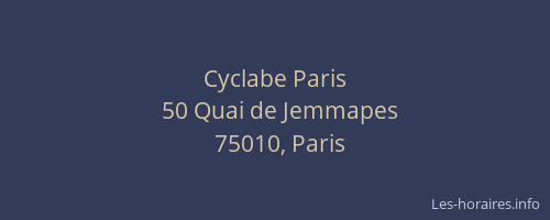 Cyclabe Paris