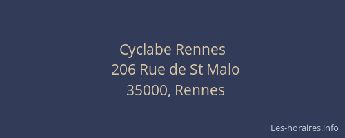 Cyclabe Rennes
