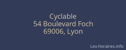 Cyclable