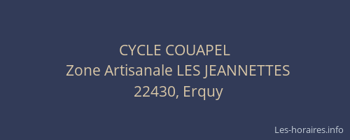 CYCLE COUAPEL