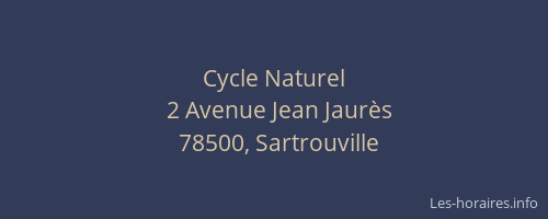 Cycle Naturel