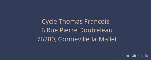 Cycle Thomas François