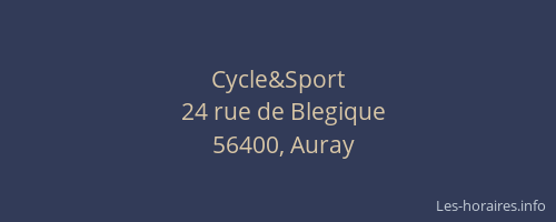 Cycle&Sport