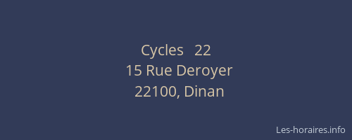 Cycles   22