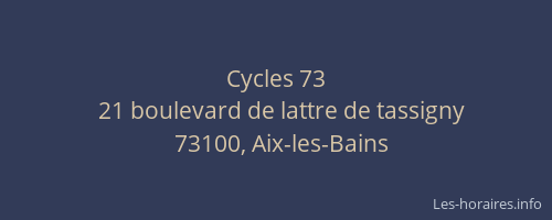 Cycles 73