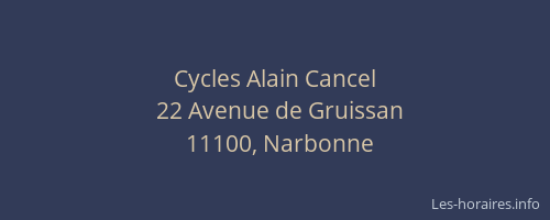 Cycles Alain Cancel